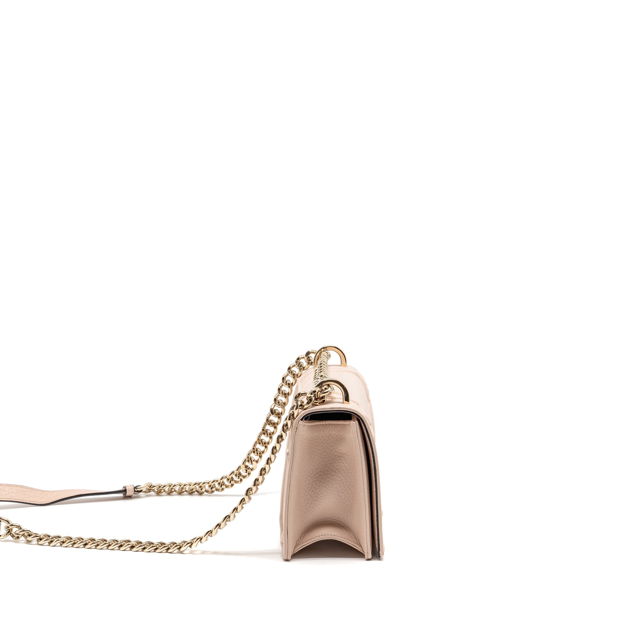 DIOR SMALL DIORAMA GRAINED CALFSKIN LIGHT PINK LGHW