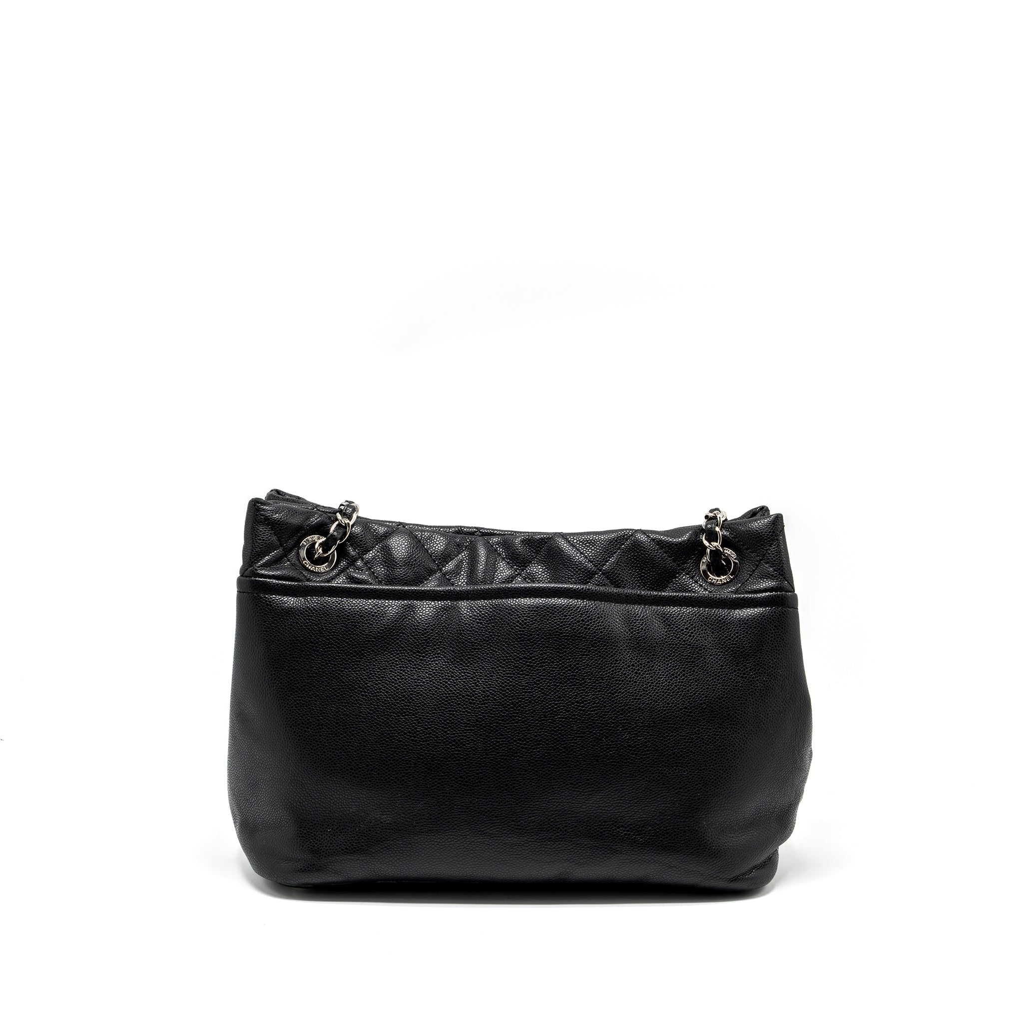 CHANEL MATTRESSES CHAIN TOTE BAG CAVIAR BLACK SHW