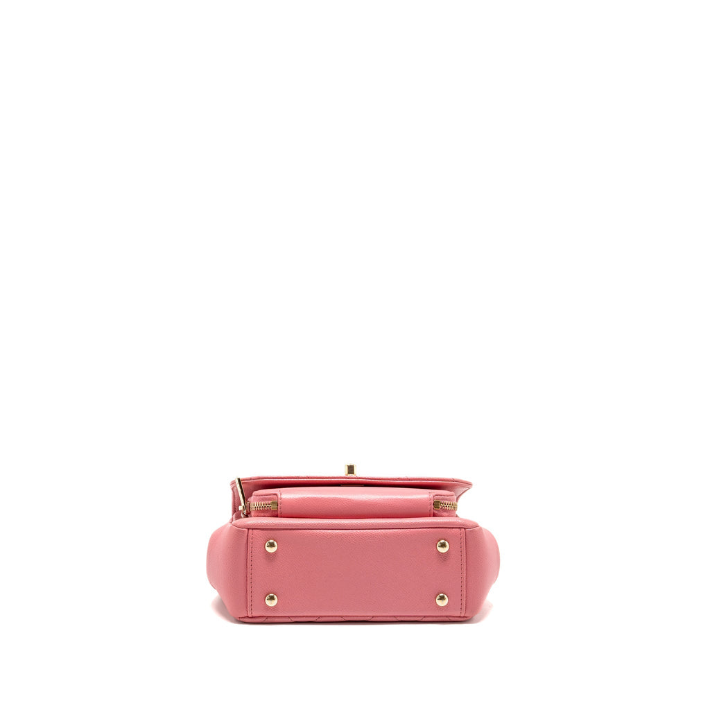 CHANEL SMALL BUSINESS AFFINITY CAVIAR PINK LGHW(MICROCHIP)