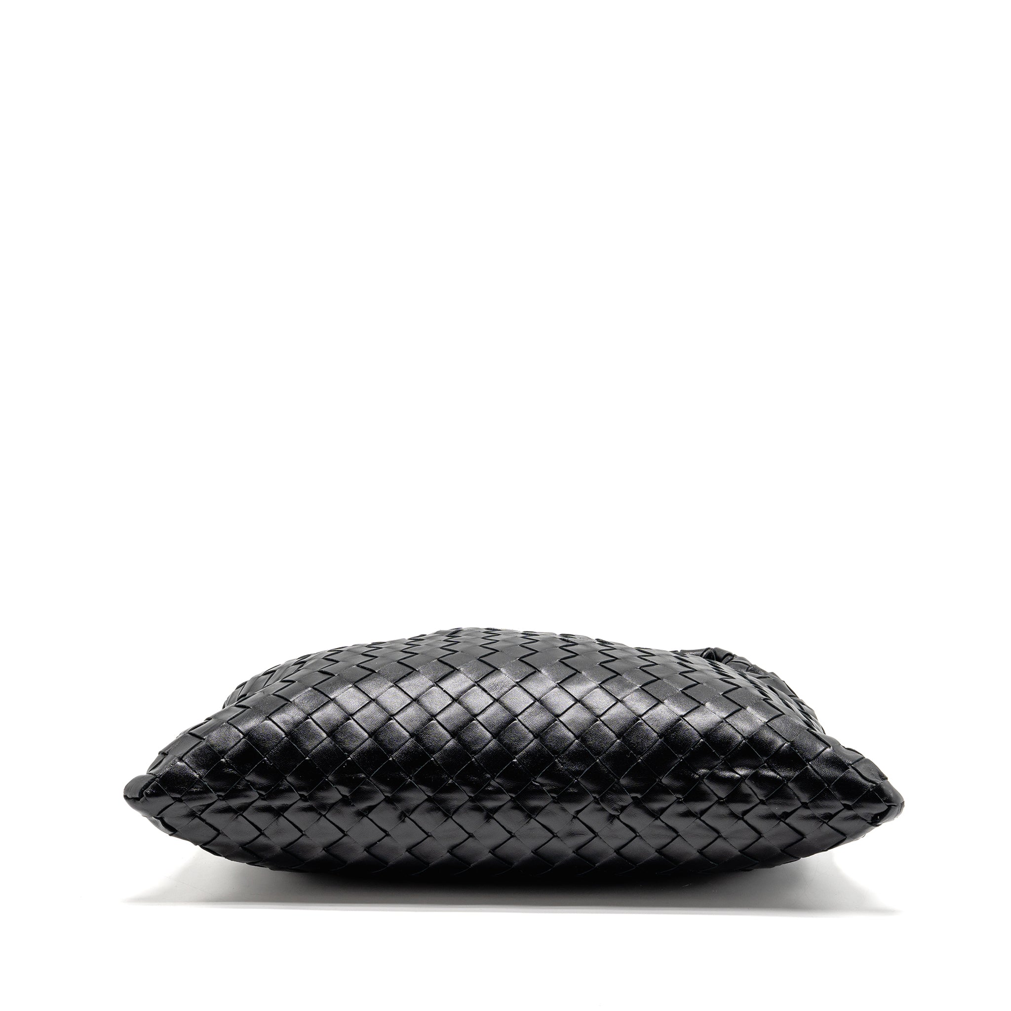 BOTTEGA VENETA HOP BAG CALFSKIN BLACK GHW