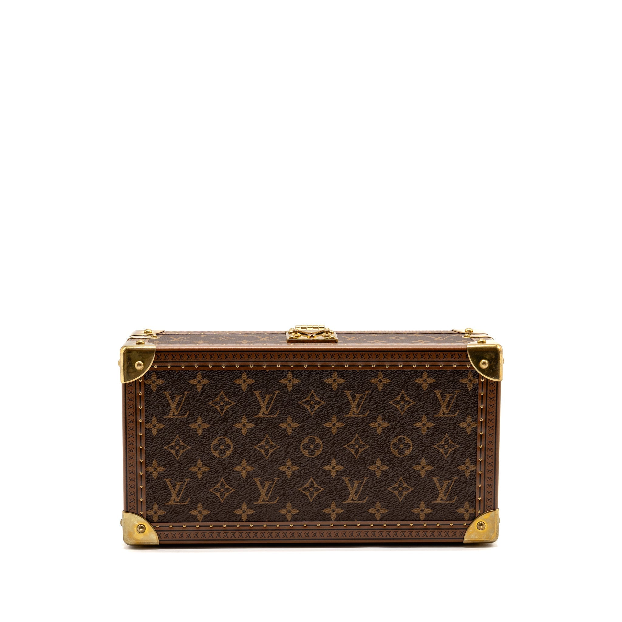 LOUIS VUITTON COFFRET 8 MONTRES MONOGRAM CANVAS / ROUGE FUSION GHW