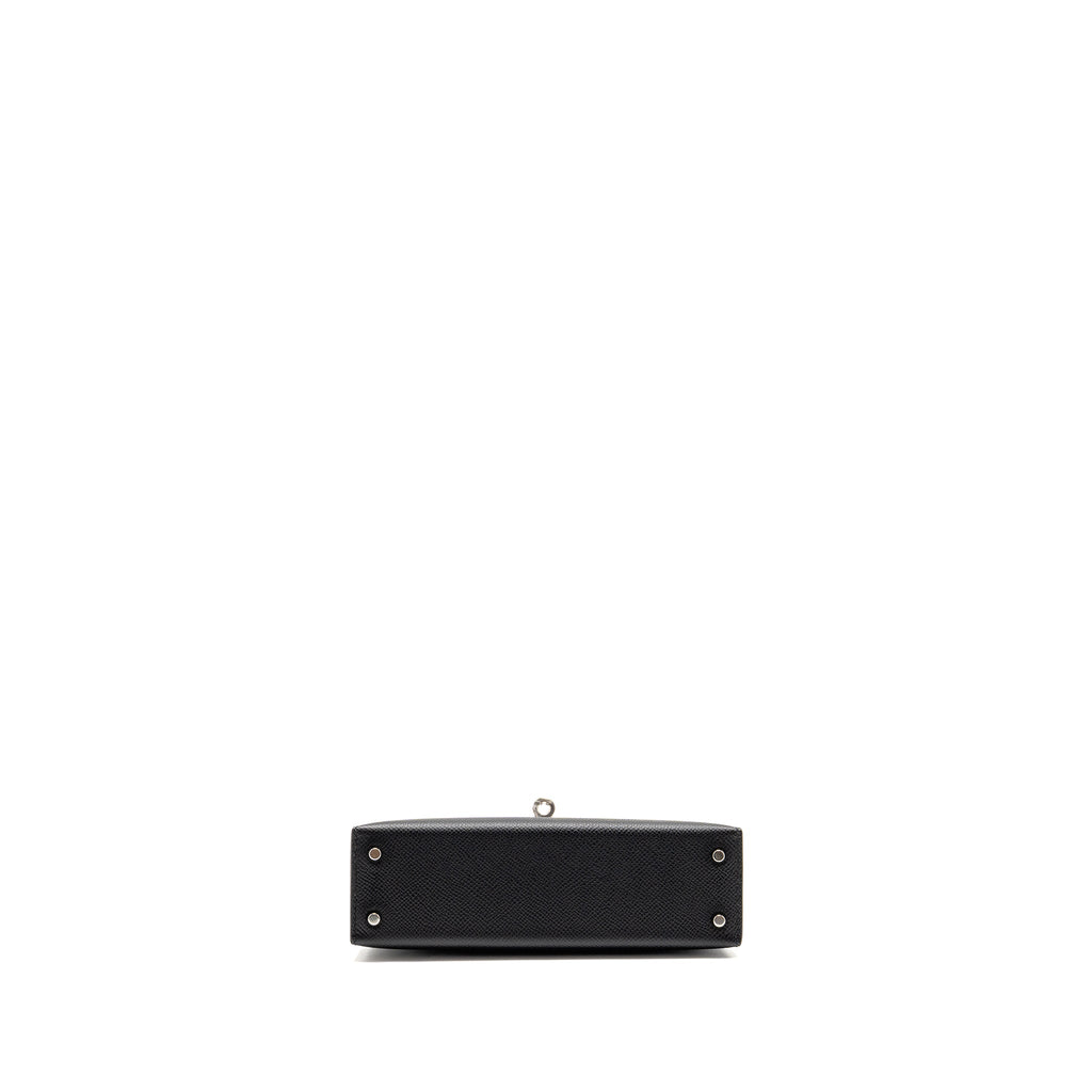 HERMES MINI KELLY II EPSOM BLACK SHW