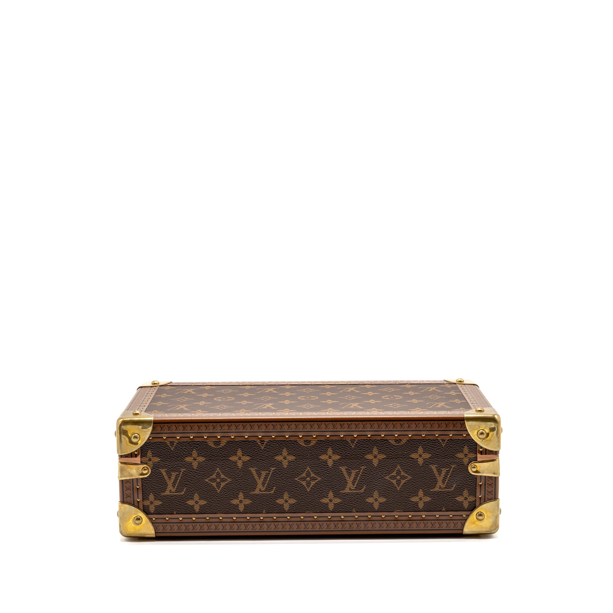 LOUIS VUITTON COFFRET 8 MONTRES MONOGRAM CANVAS / ROUGE FUSION GHW