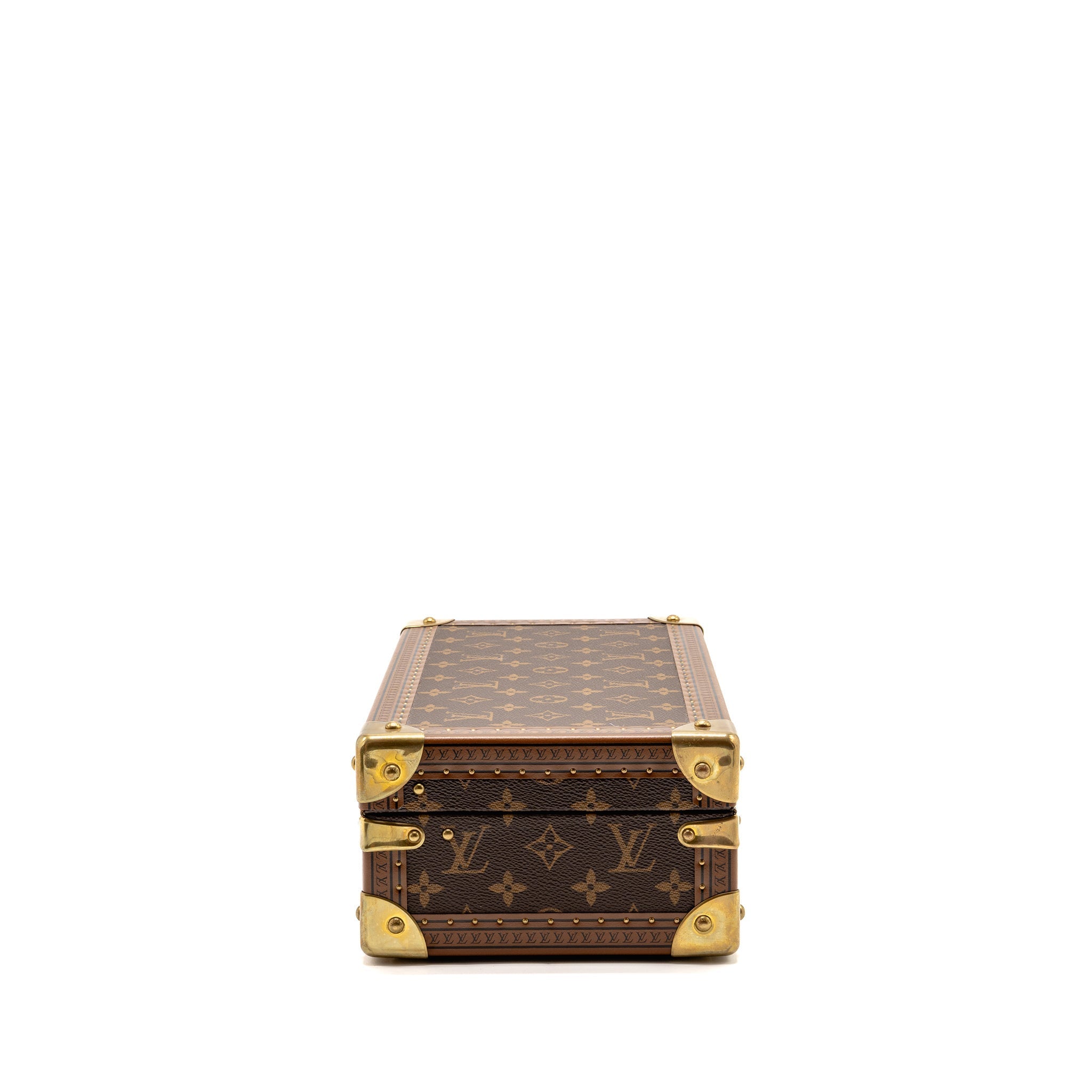 LOUIS VUITTON COFFRET 8 MONTRES MONOGRAM CANVAS / ROUGE FUSION GHW