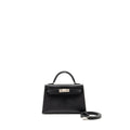 HERMES MINI KELLY II EPSOM BLACK SHW