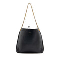 SAINT LAURENT/YSL SUZANNE HOBO BAG CALFSKIN BLACK GHW