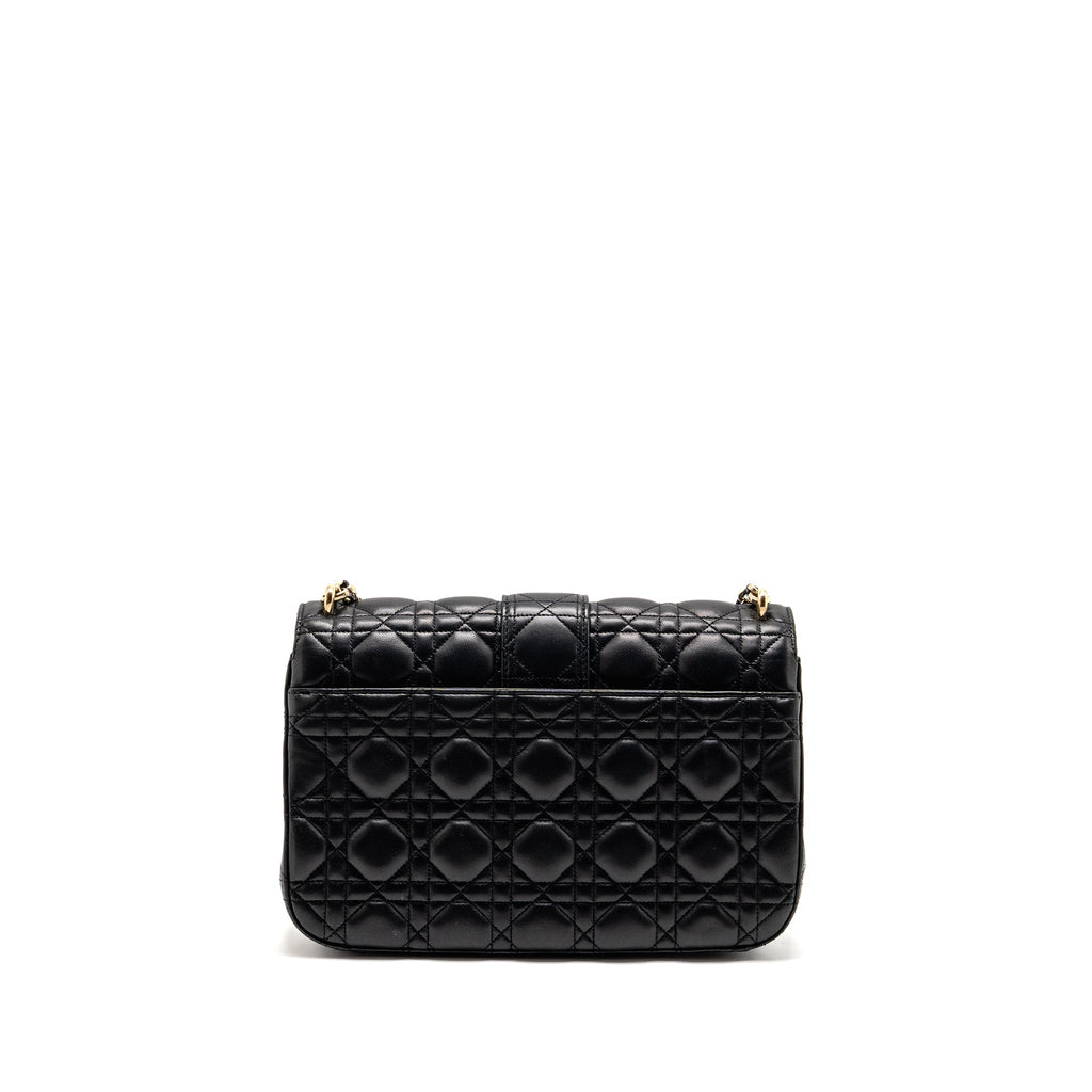 DIOR MISS DIOR FLAP BAG LAMBSKIN BLACK LGHW