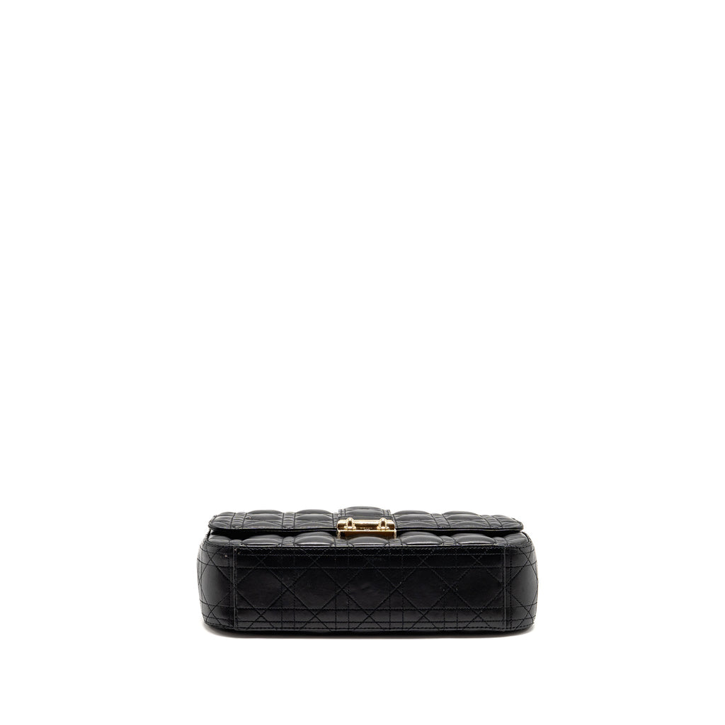 DIOR MISS DIOR FLAP BAG LAMBSKIN BLACK LGHW
