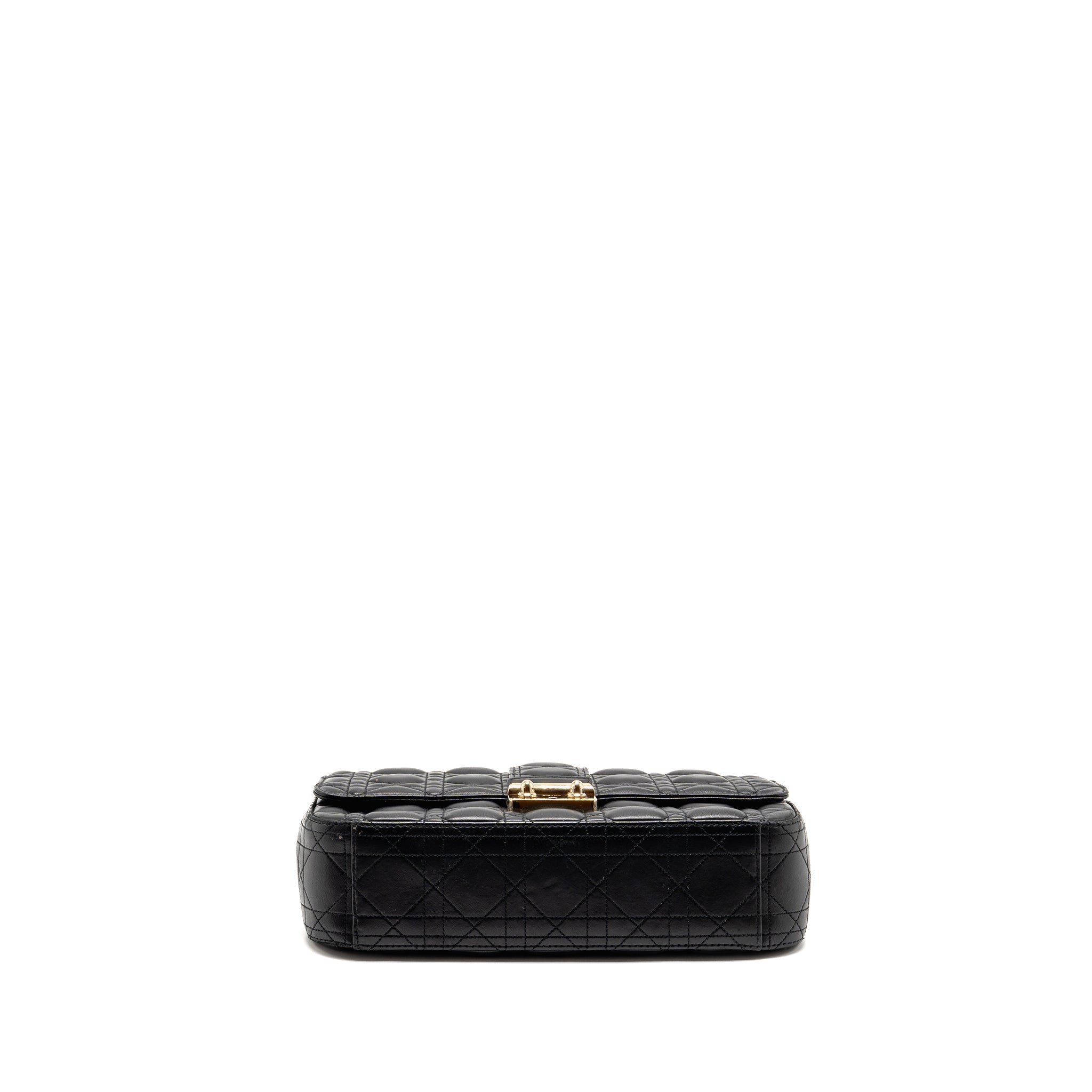 DIOR MISS DIOR FLAP BAG LAMBSKIN BLACK LGHW