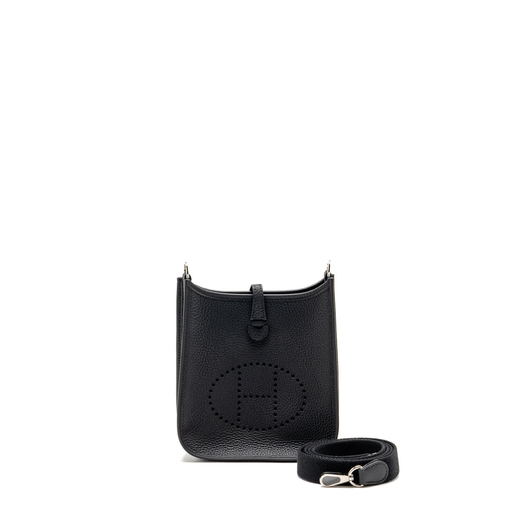 HERMES MINI EVELYNE CLEMENCE BLACK SHW