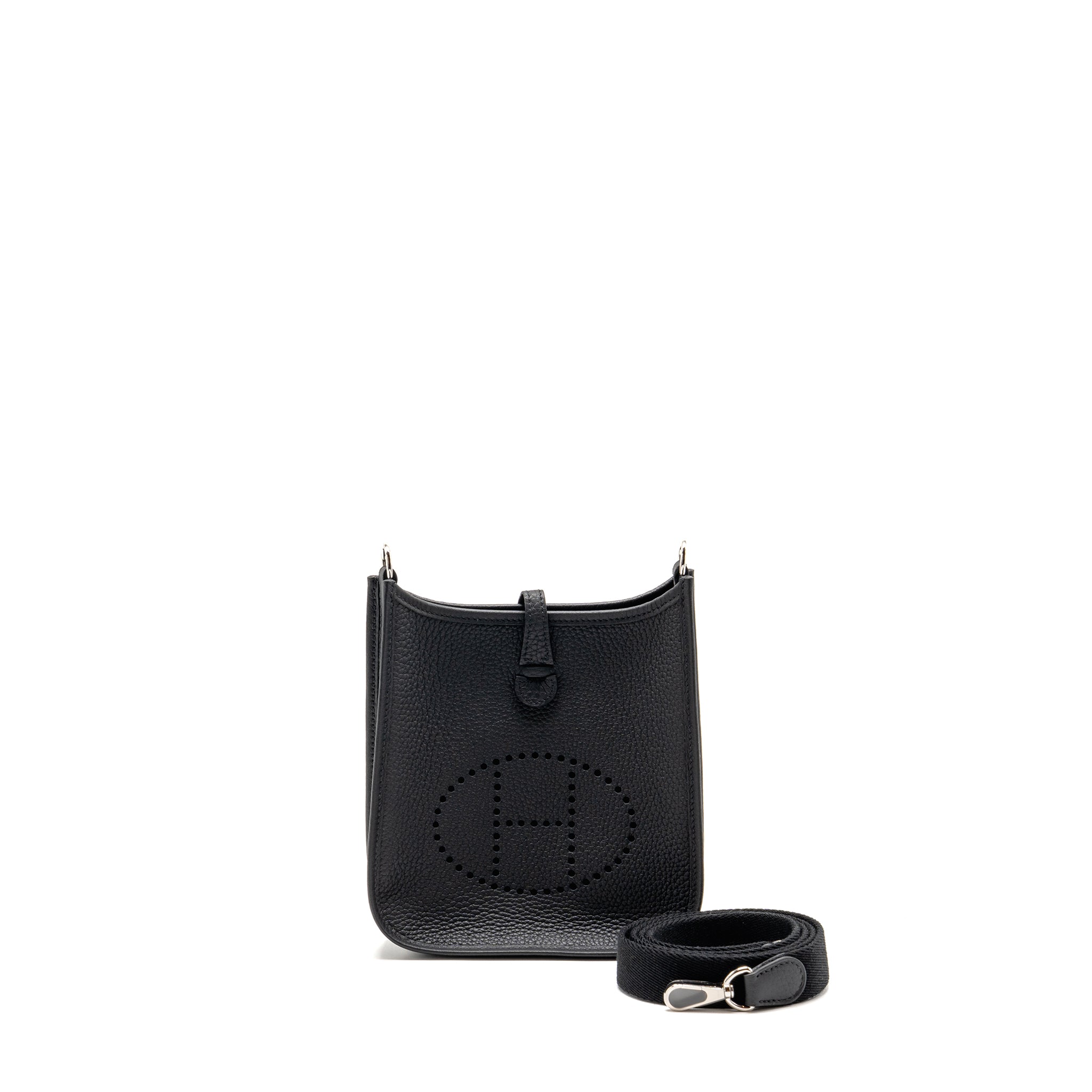 HERMES MINI EVELYNE CLEMENCE BLACK SHW