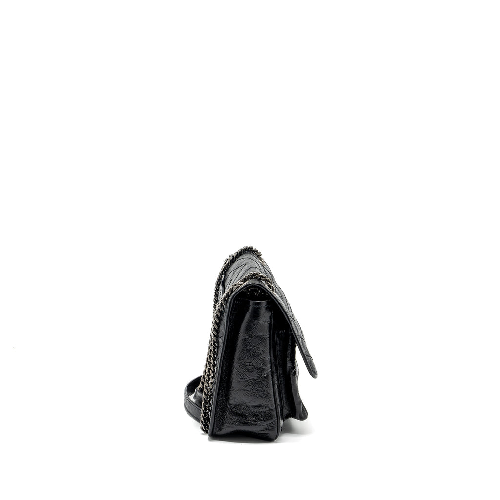 SAINT LAUREN MEDIUM NIKI CALFSKIN BLACK RUTHENIUM HARDWARE