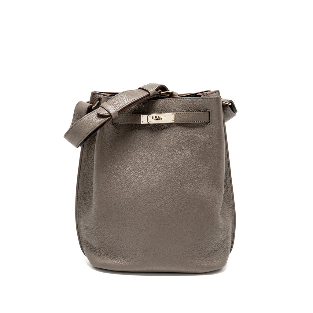 HERMES SO KELLY 22 CLEMENCE GRIS ETAIN SHW
