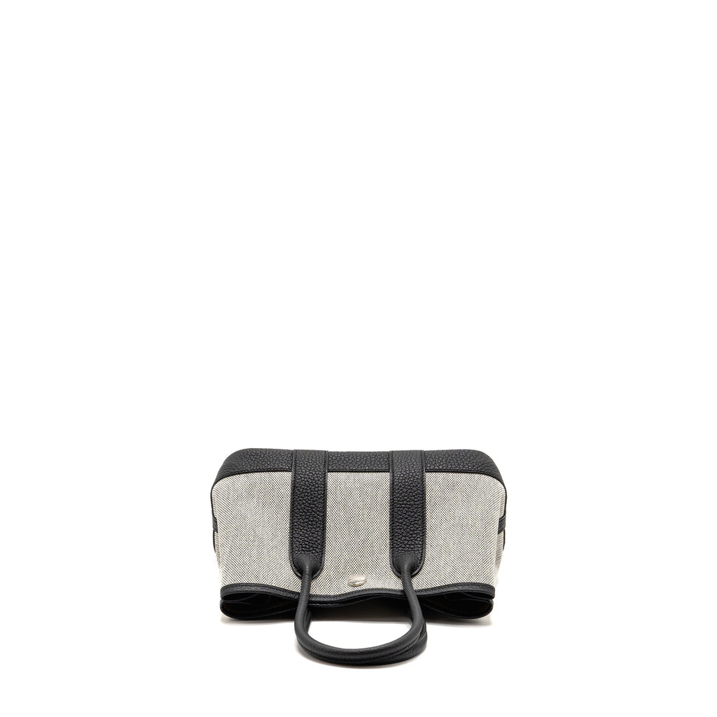 HERMES NEO GARDEN PARTY 23 NEGONDA/CANVAS ECRU/BLACK SHW