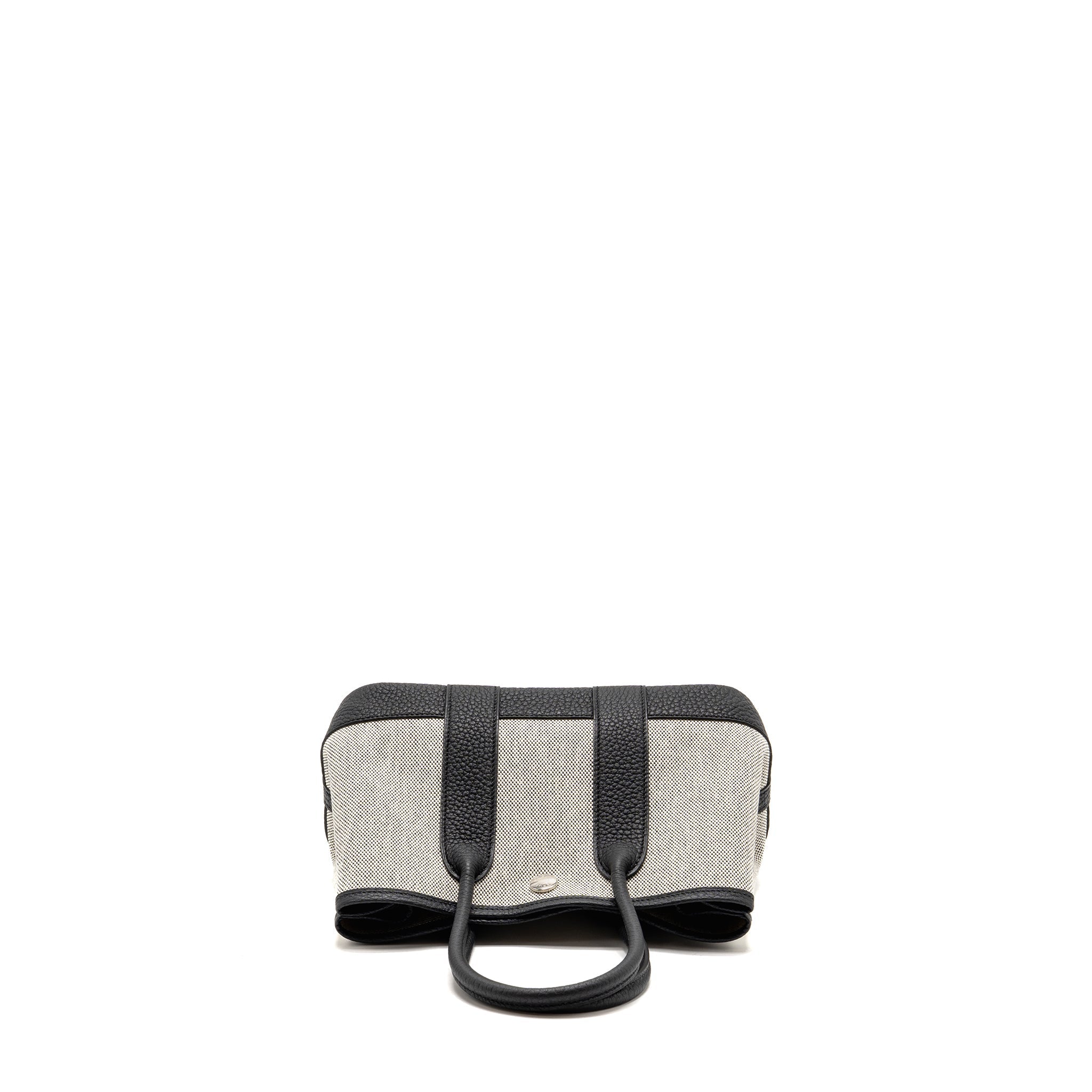 HERMES NEO GARDEN PARTY 23 NEGONDA/CANVAS ECRU/BLACK SHW