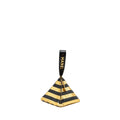 CHANEL 19A CC KHEOPS MISCELLANEOUS PYRAMID CLUTCH LAMBSKIN/METALLIC GOLD/ BLACK GHW