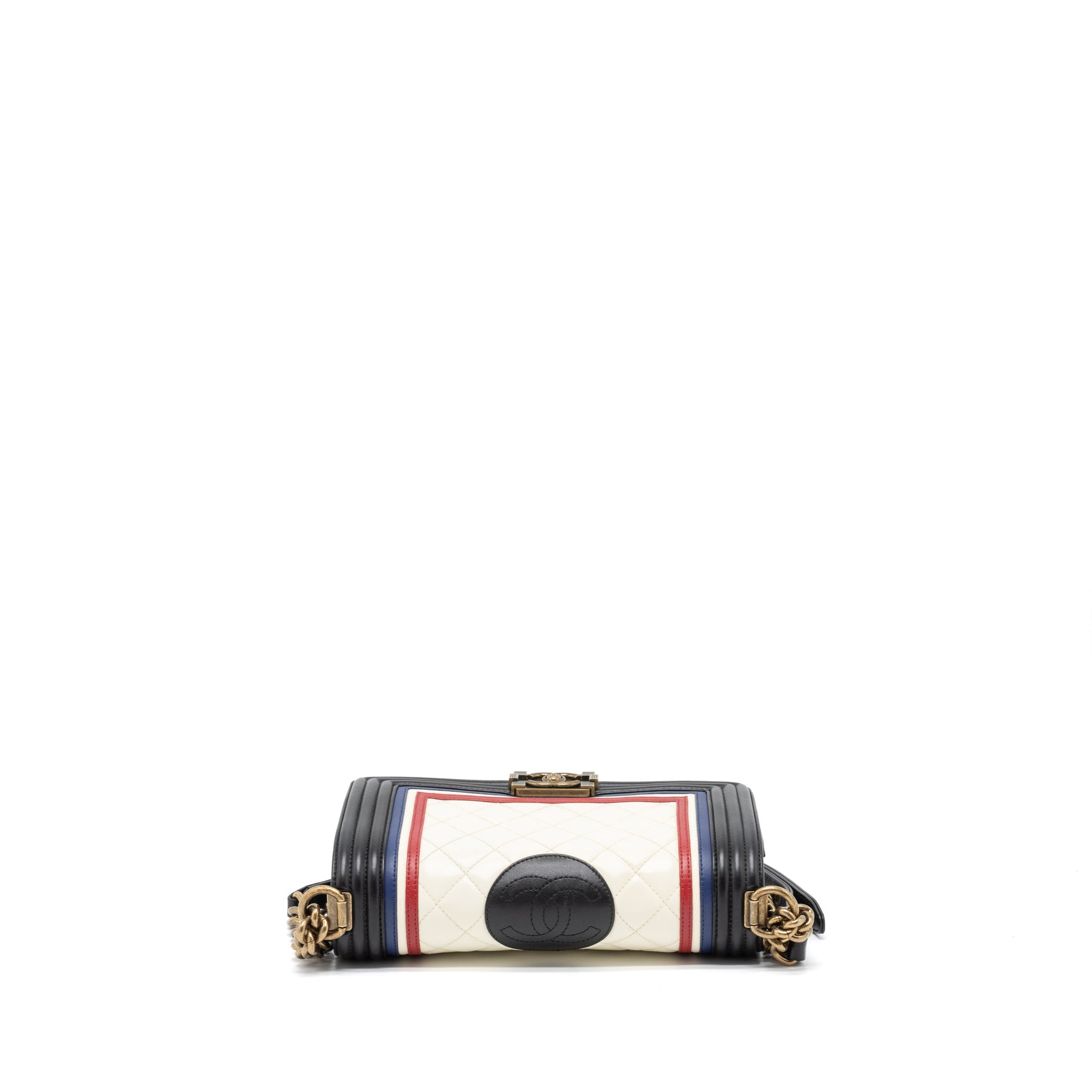 CHANEL MEDIUM BOY BAG LAMBSKIN MULTICOLOUR RUTHENIUM MULTICOLOUR HARDWARE