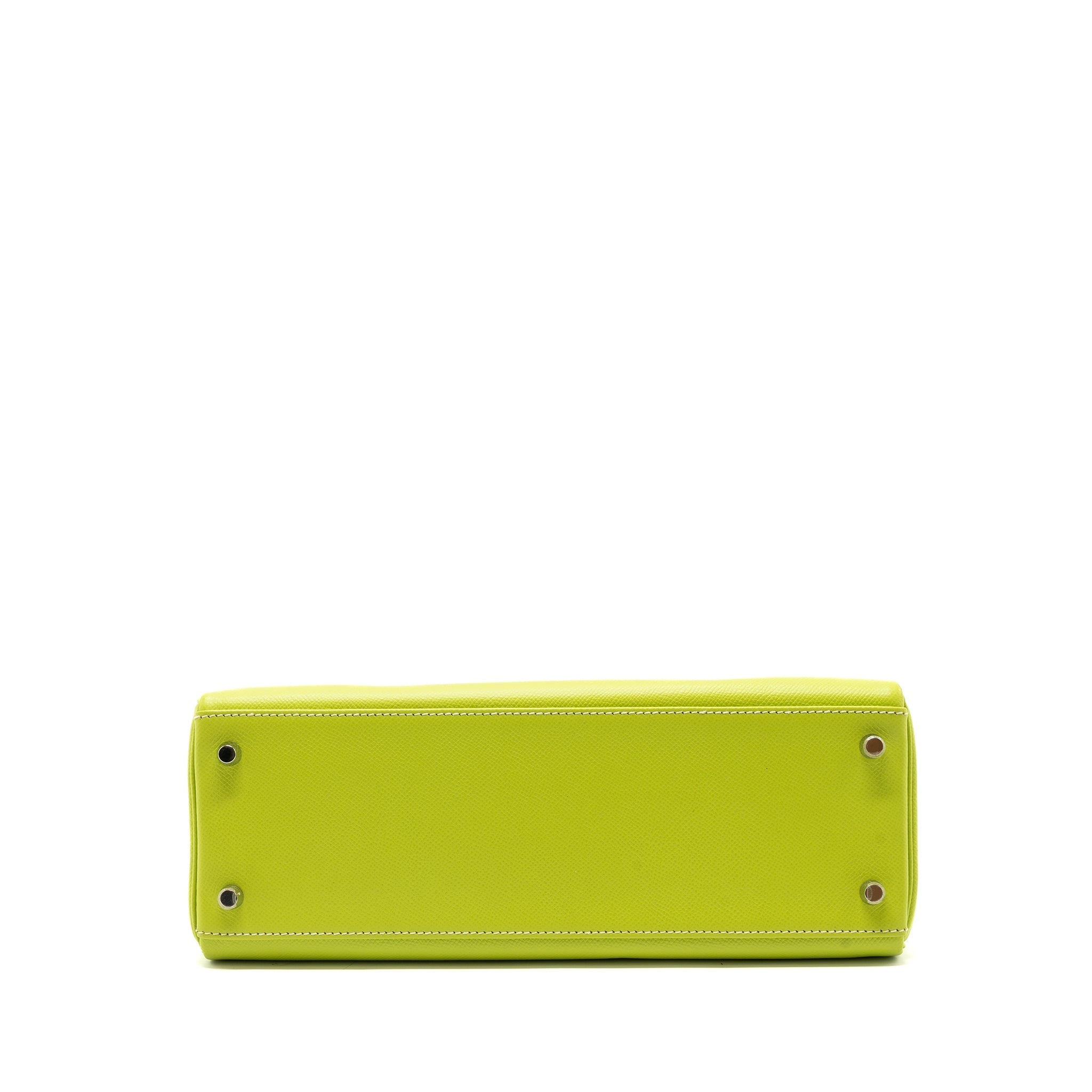 HERMES KELLY 32 EPSOM KIWI/OLIVE GREEN SHW