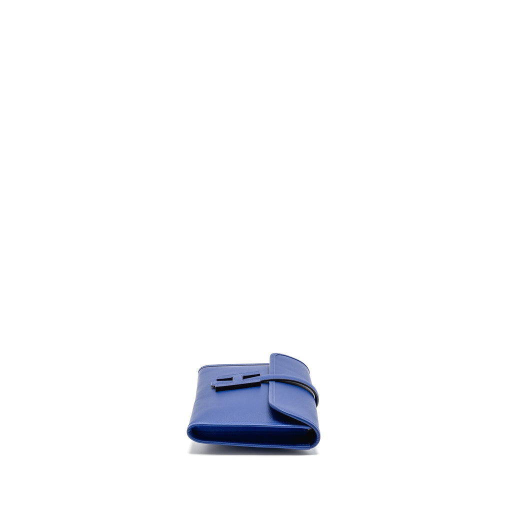 HERMES JIGE CLUTCH EPSOM BLUE ELECTRIC