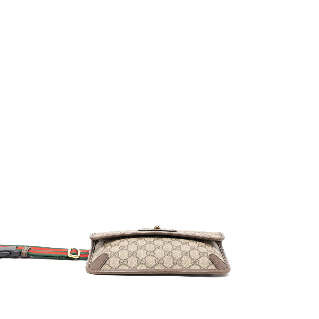 GUCCI NEO VINTAGE BELT BAG GG SUPREME CANVAS BRUSHED GHW