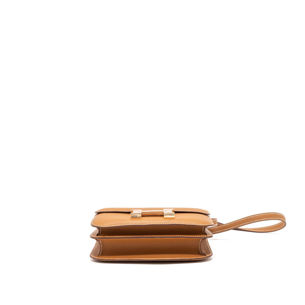 HERMES CONSTANCE MINI EPSOM GOLD RGHW