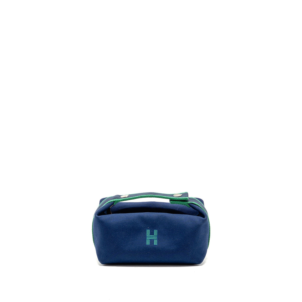HERMES TROUSSEAU DE TOILETTE BRIDE A BRAC PM MARINE SHW