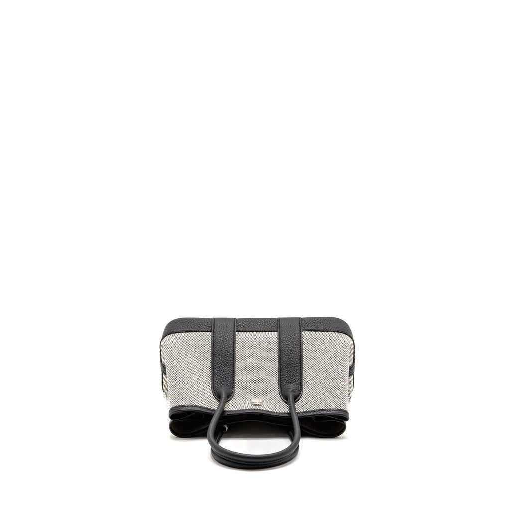 HERMES NEO GARDEN PARTY 23 NEGONDA / CANVAS ECRU / BLACK SHW