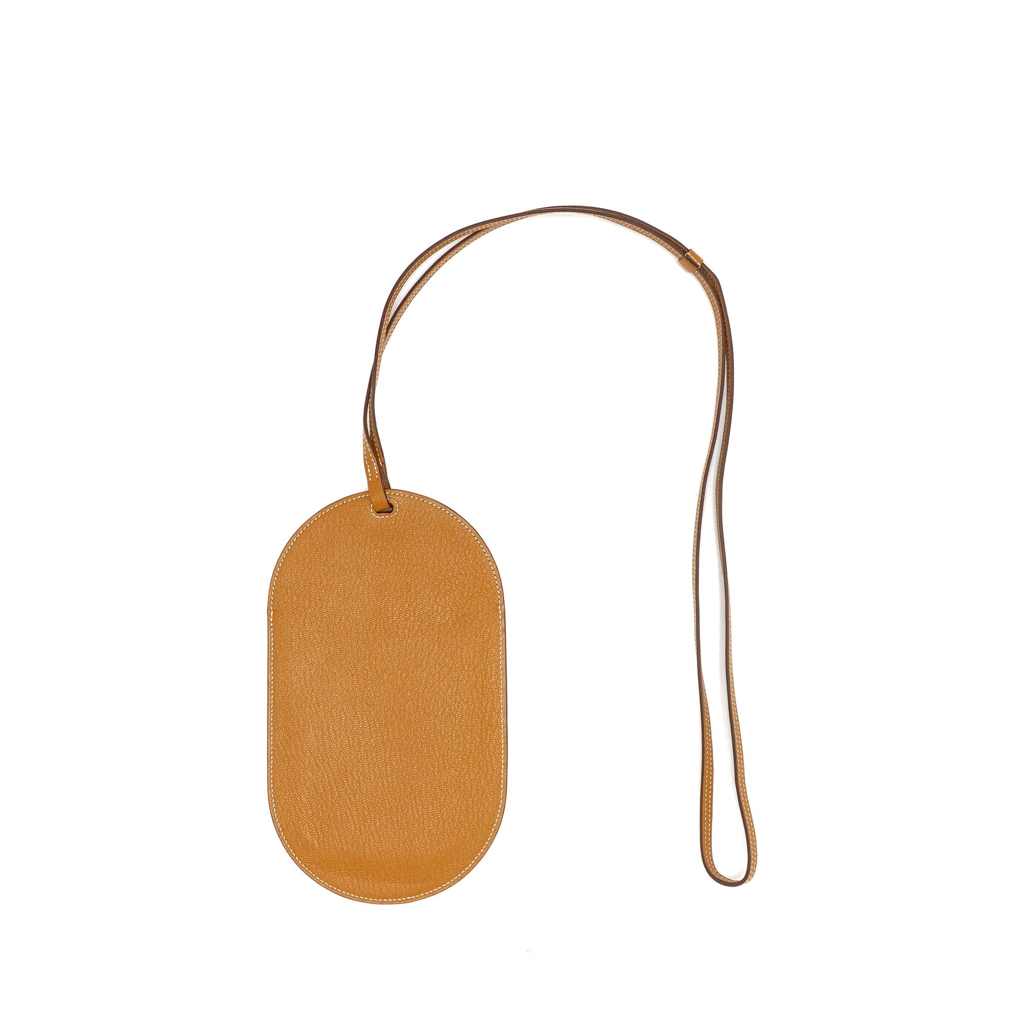 HERMES IN-THE-LOOP TO GO GM PHONE CASE CHÈVRE MYSORE CARAMEL SHW