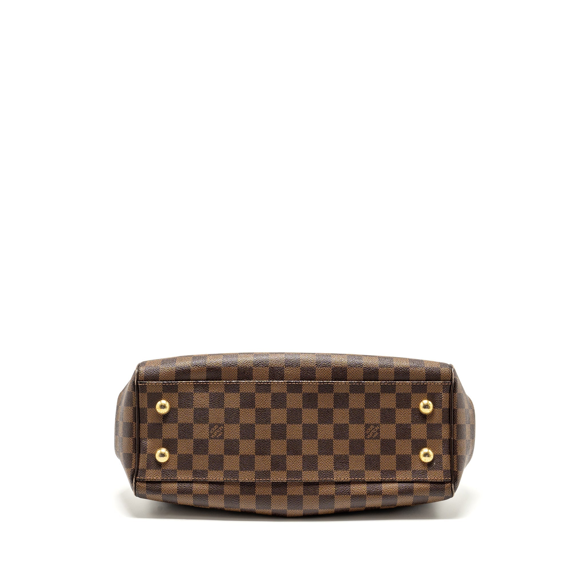 LOUIS VUITTON TREVI TOTE BAG DAMIER EBENE CANVAS GHW