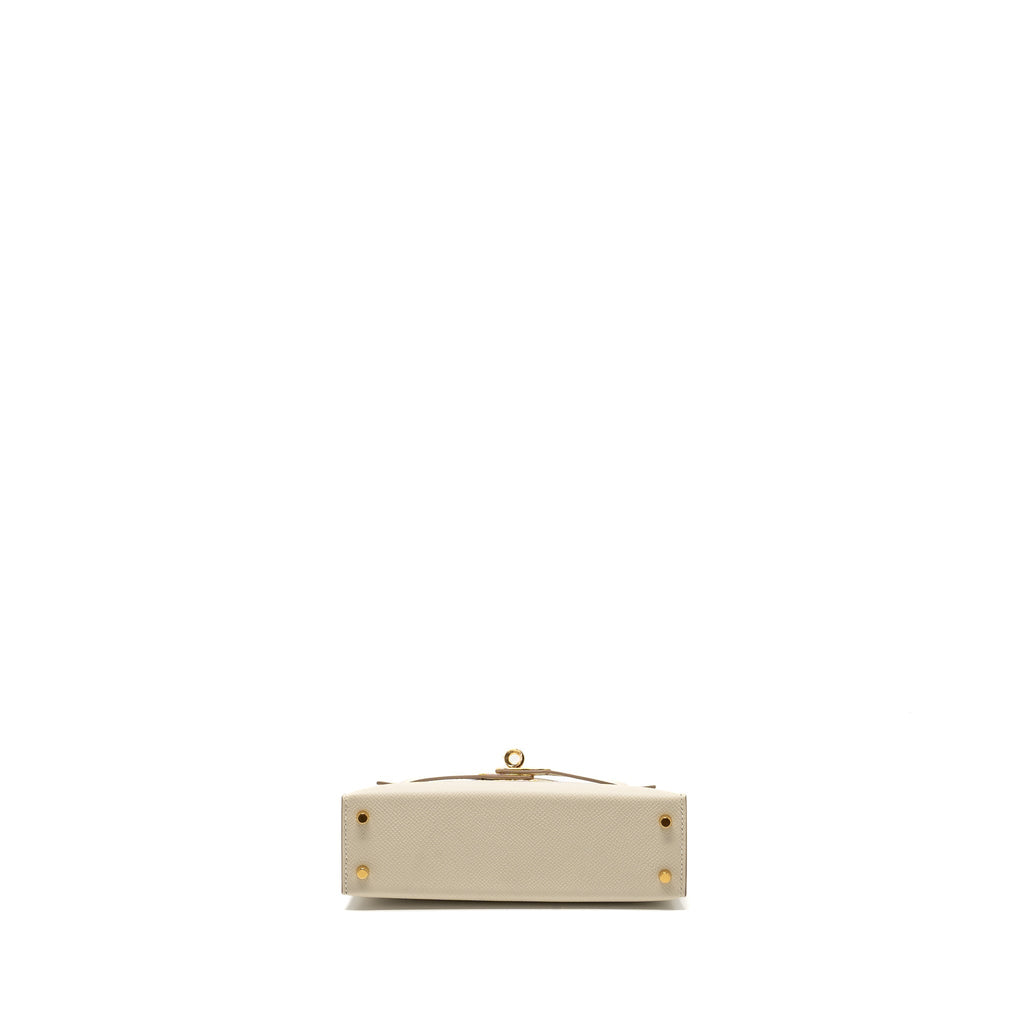 HERMES MINI KELLY II EPSOM CRAIE GHW