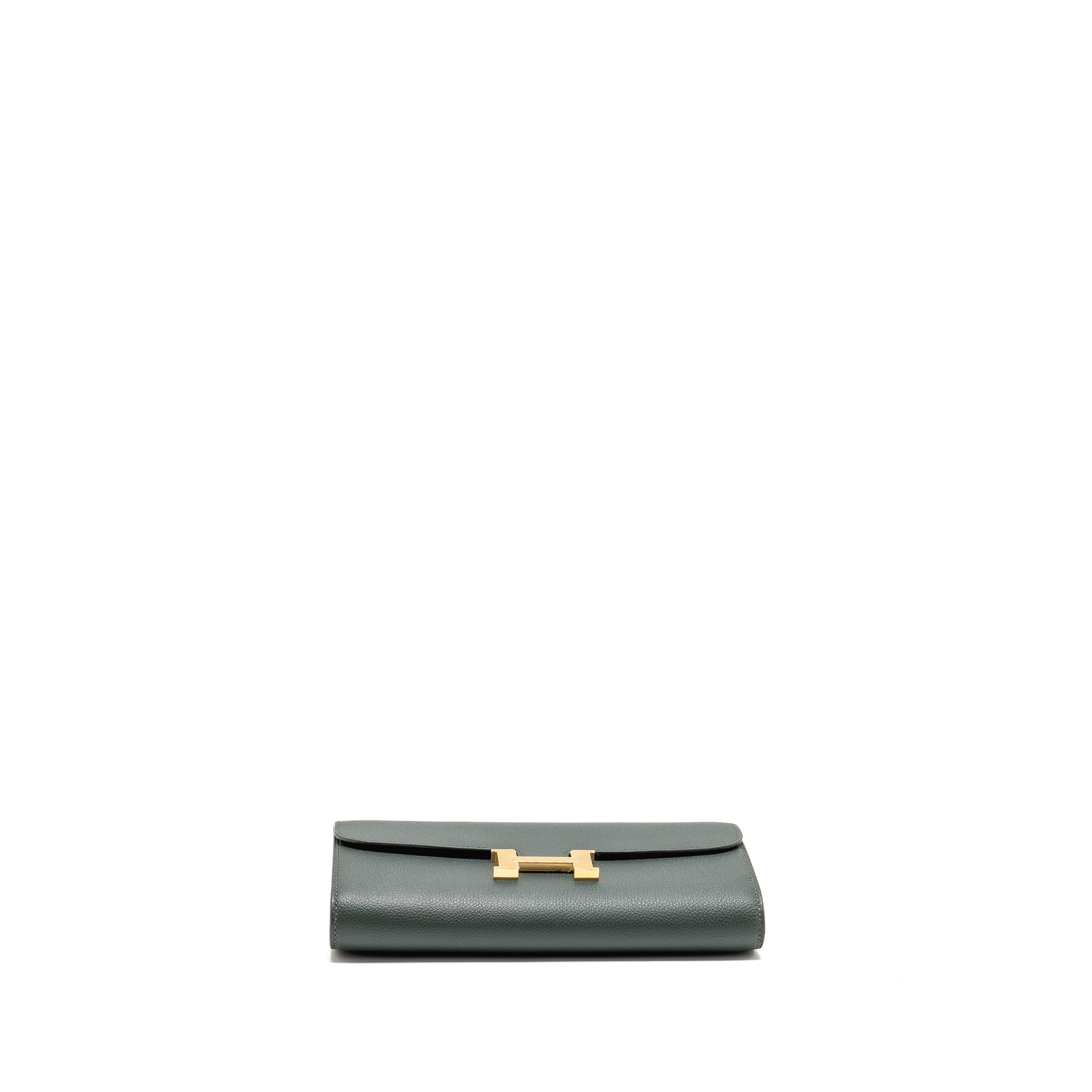 HERMES CONSTANCE TO GO EVERCOLOR VERT MANGROVE GHW