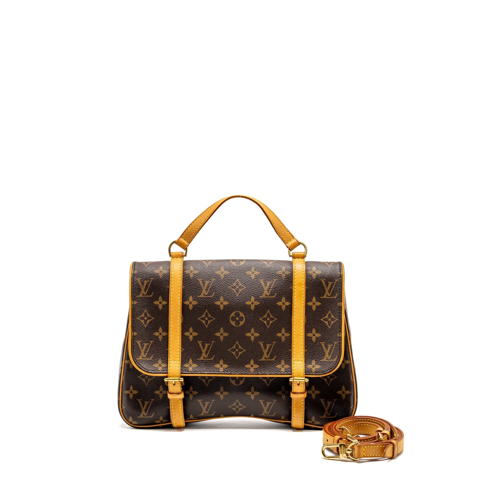 LOUIS VUITTON MARSEILLE SAC A DOS MONOGRAM CANVAS GHW