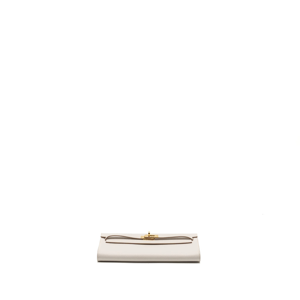 HERMES KELLY TO GO EPSOM GRIS PALE GHW