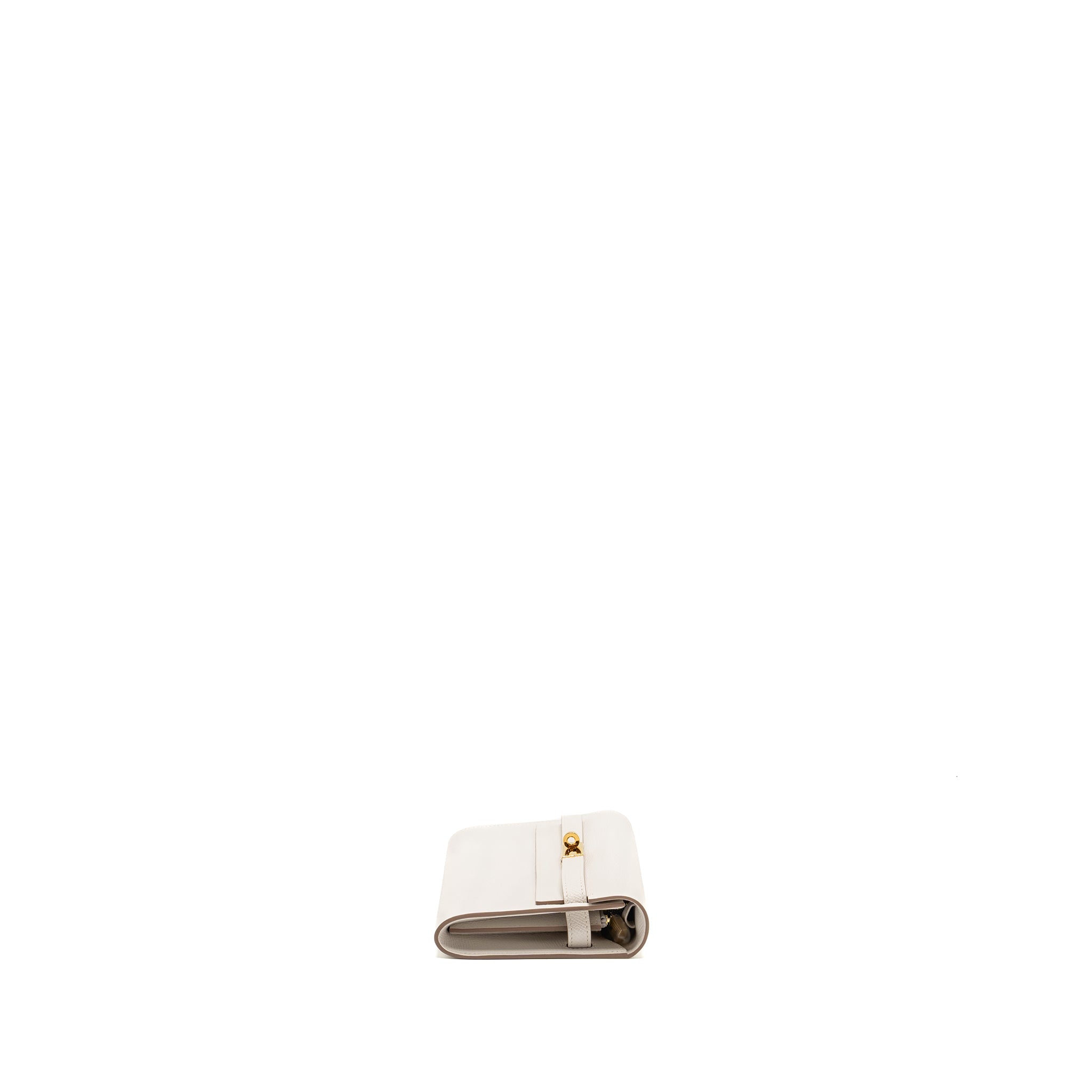 HERMES KELLY TO GO EPSOM GRIS PALE GHW