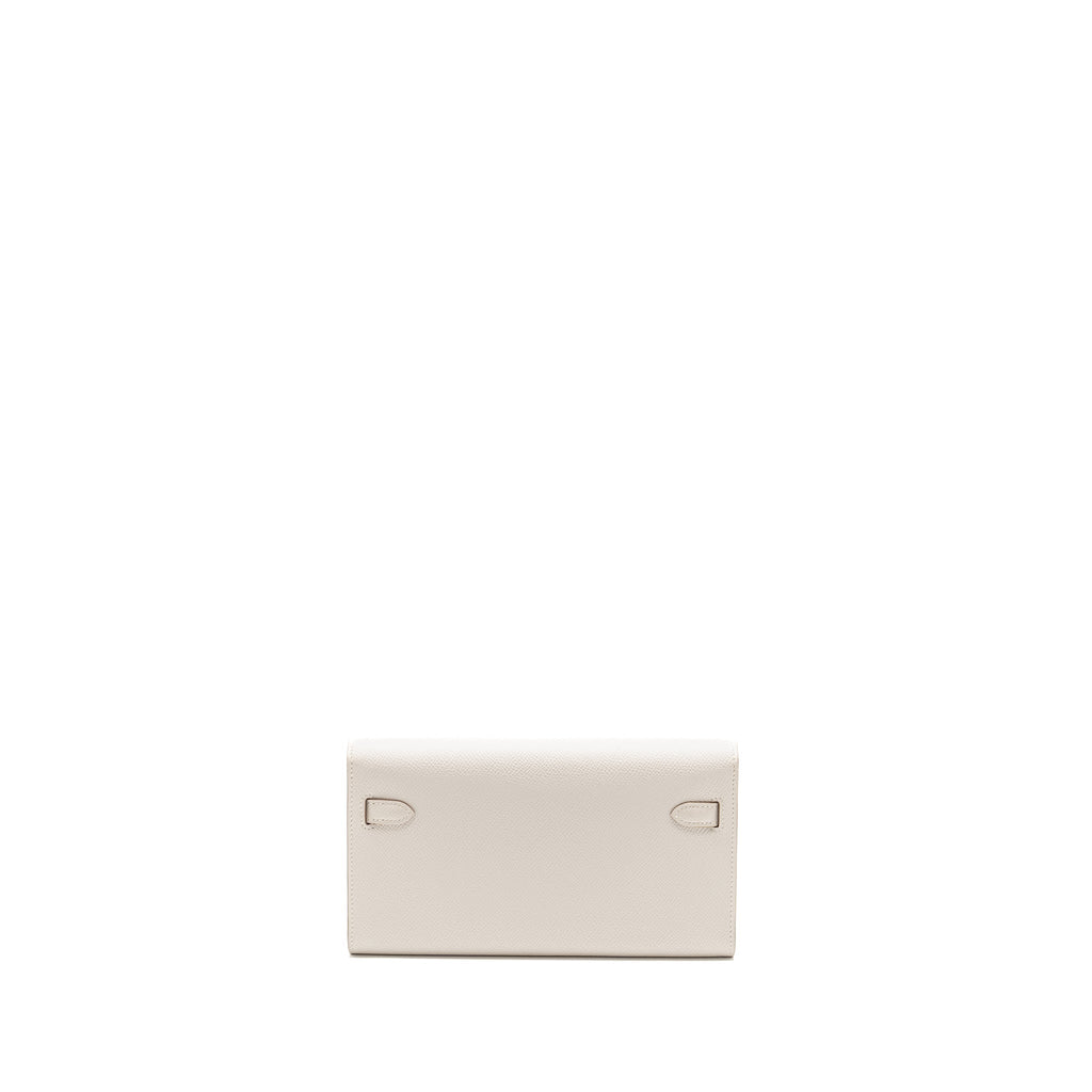 HERMES KELLY TO GO EPSOM GRIS PALE GHW