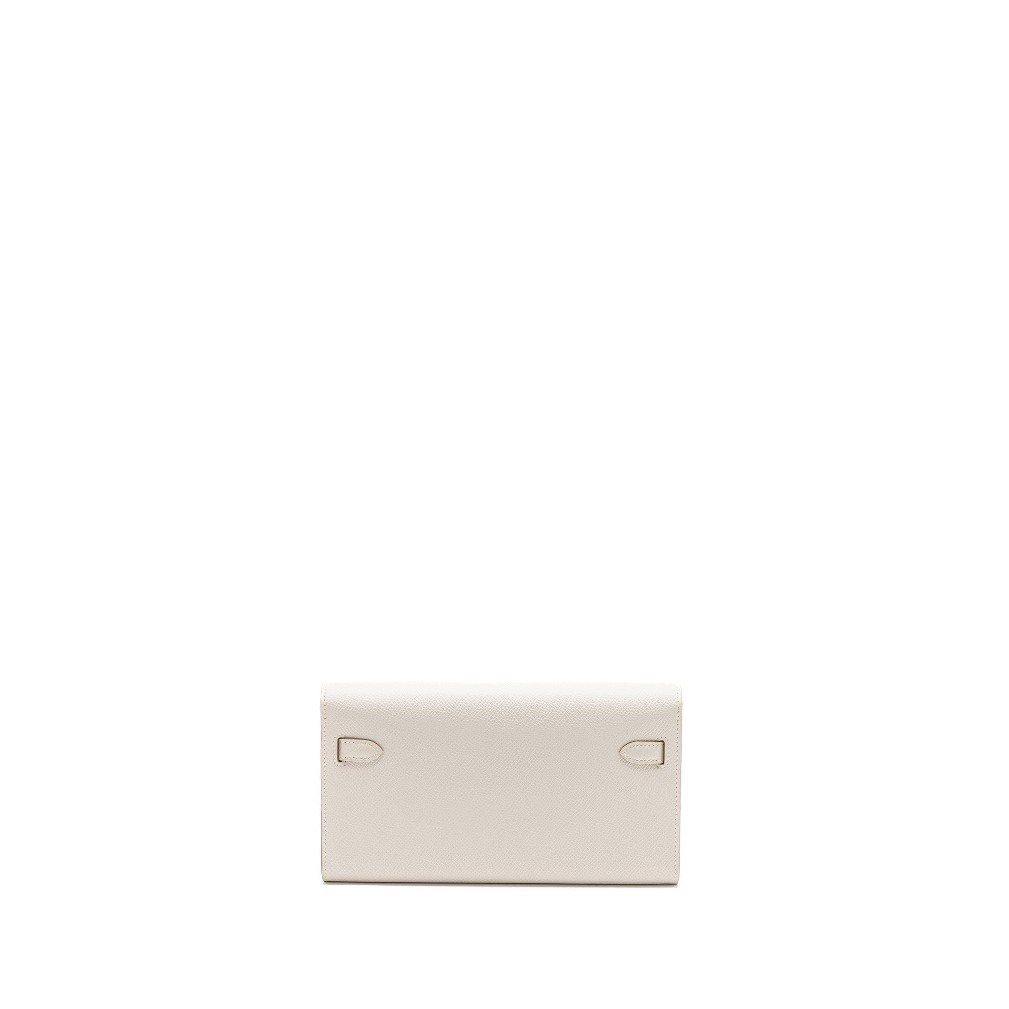 HERMES KELLY TO GO EPSOM GRIS PALE GHW