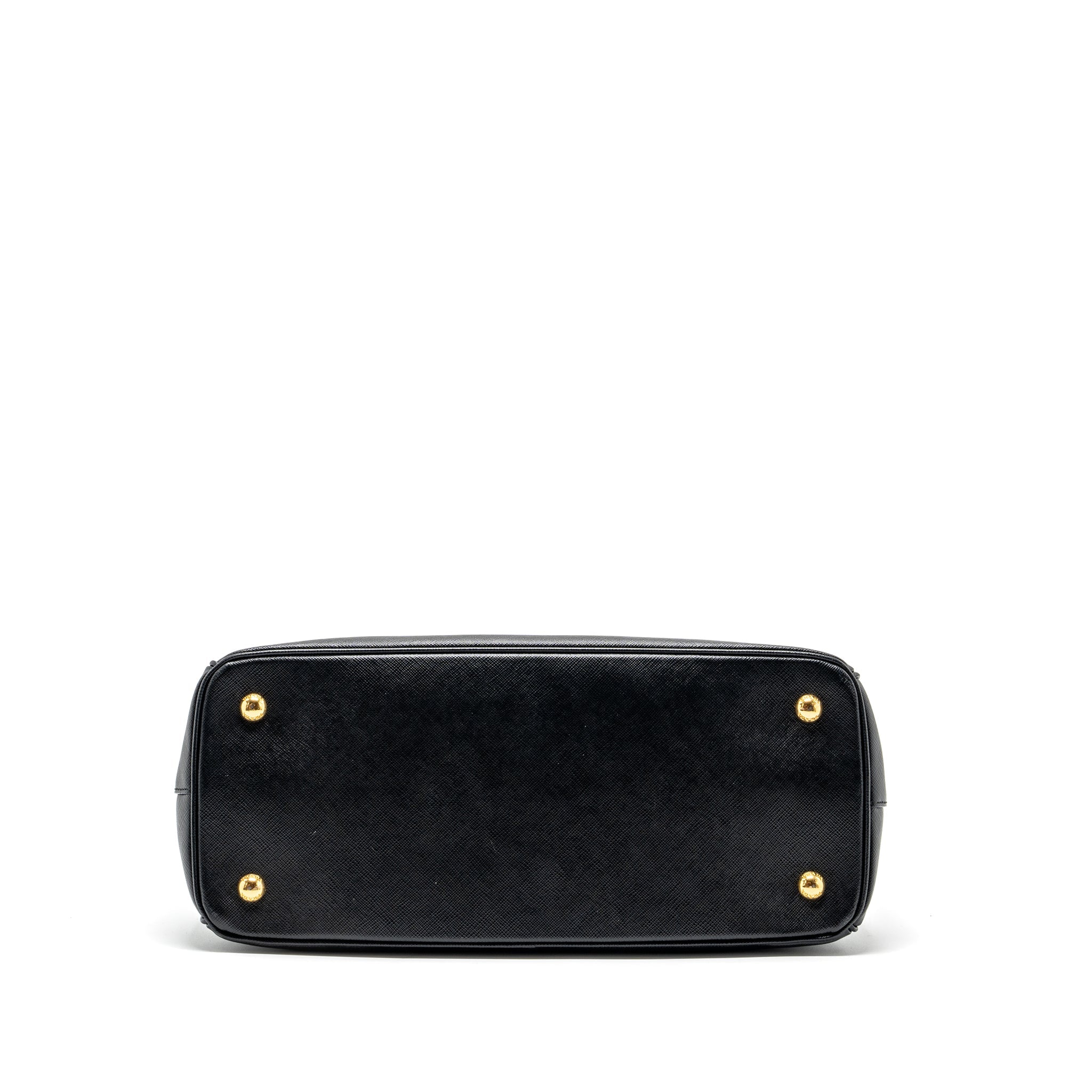 PRADA SAFFIANO TOTE BAG LEATHER BLACK GHW