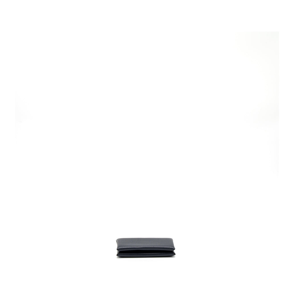 HERMES CALVI CARDHOLDER EVERCOLOR BLUE NUIT SHW