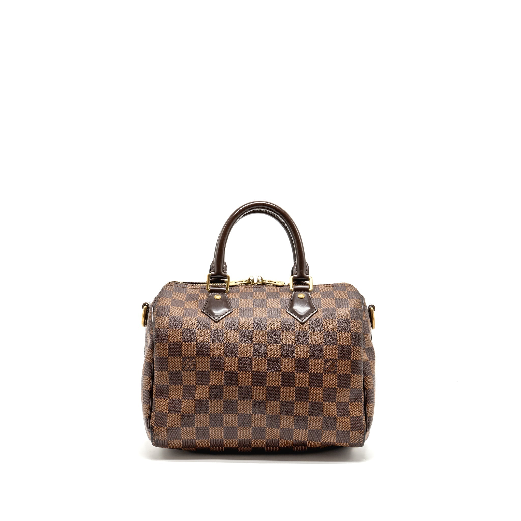 LOUIS VUITTON SPEEDY BANDOULIERE 25 DAMIER EBENE GHW