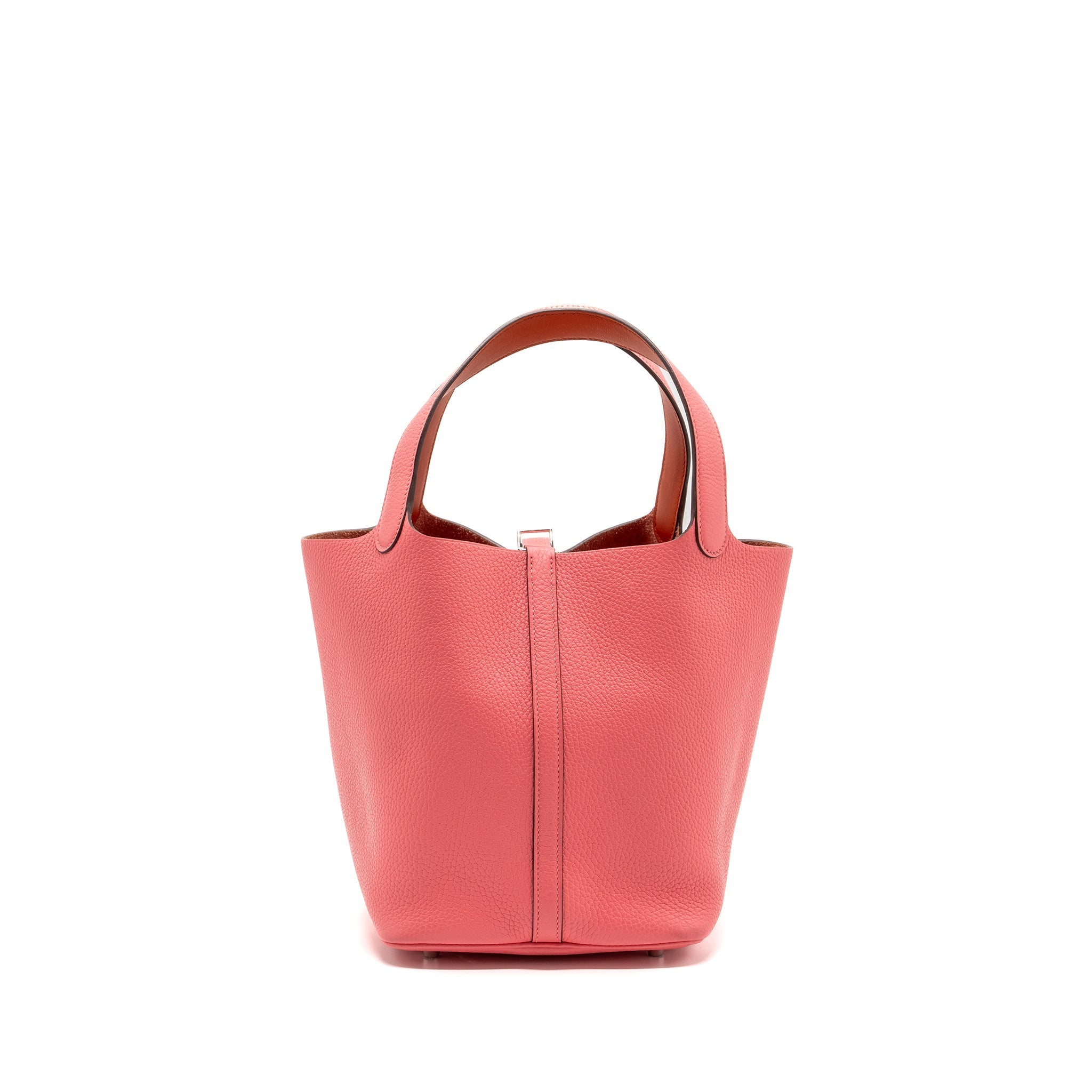 HERMES PICOTIN 22 LOCK BAG CLEMENCE ROSE AZALEE SHW