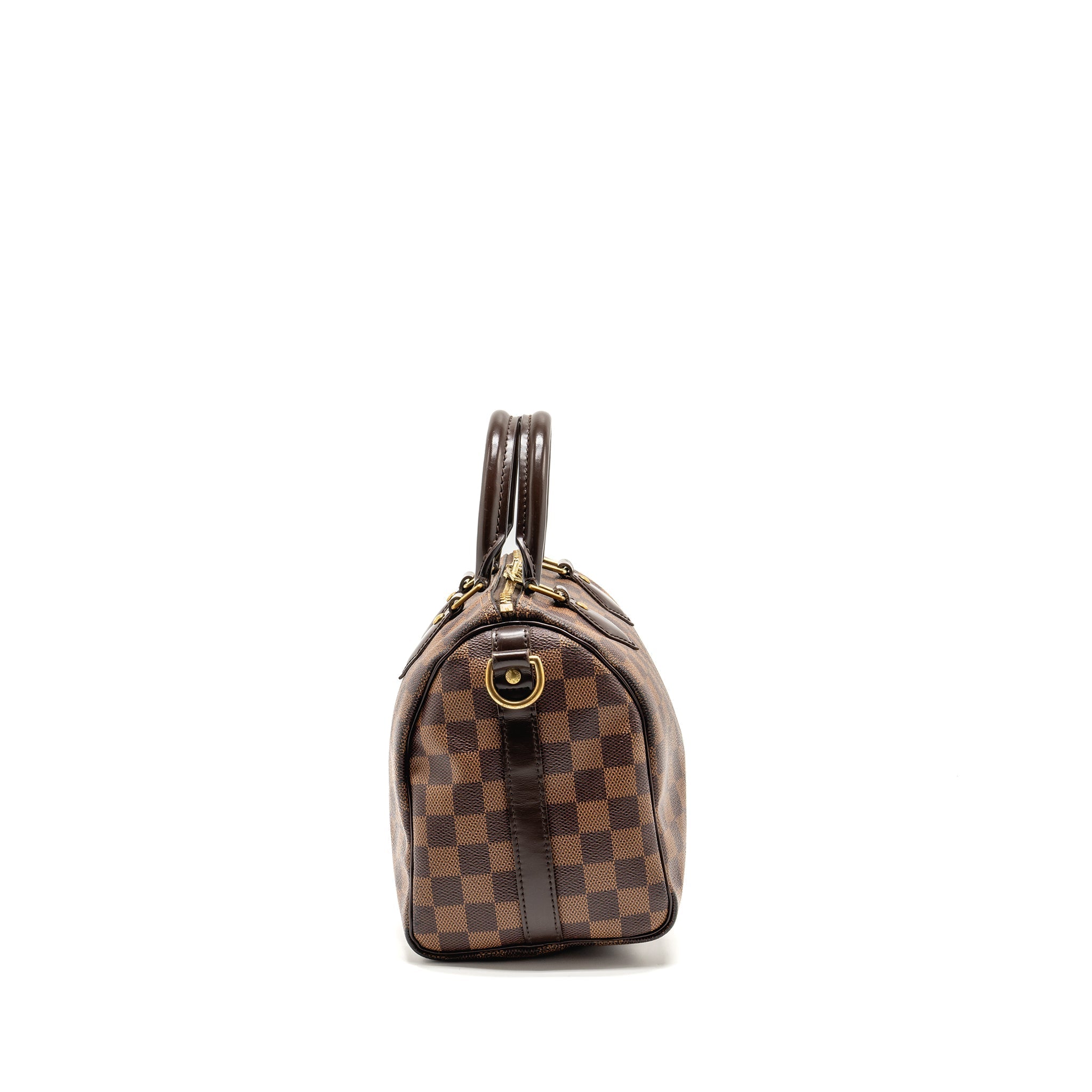 LOUIS VUITTON SPEEDY BANDOULIERE 25 DAMIER EBENE GHW