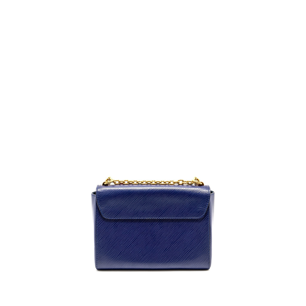 LOUIS VUITTON NIGHT BIRD LADIES TWIST MM BAG EPI/SEQUIN NAVY GHW