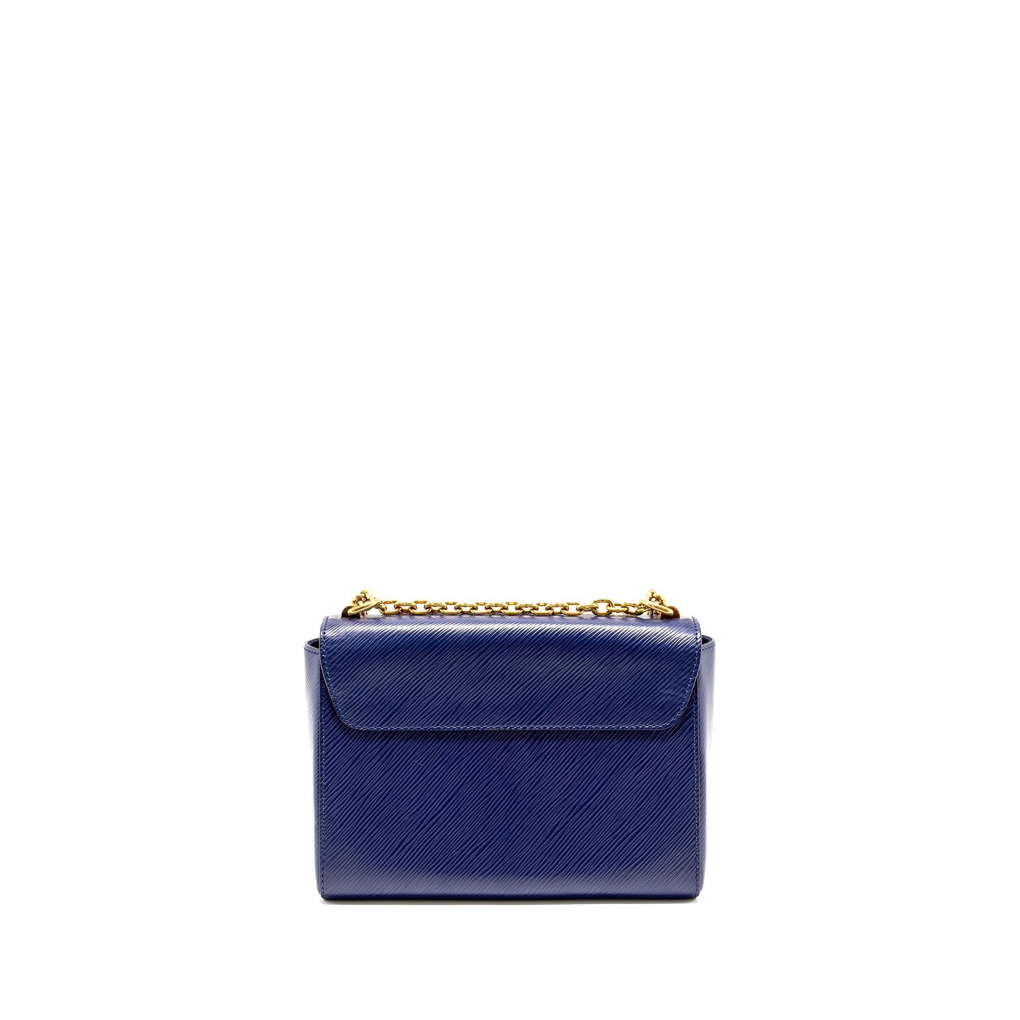 LOUIS VUITTON NIGHT BIRD LADIES TWIST MM BAG EPI/SEQUIN NAVY GHW