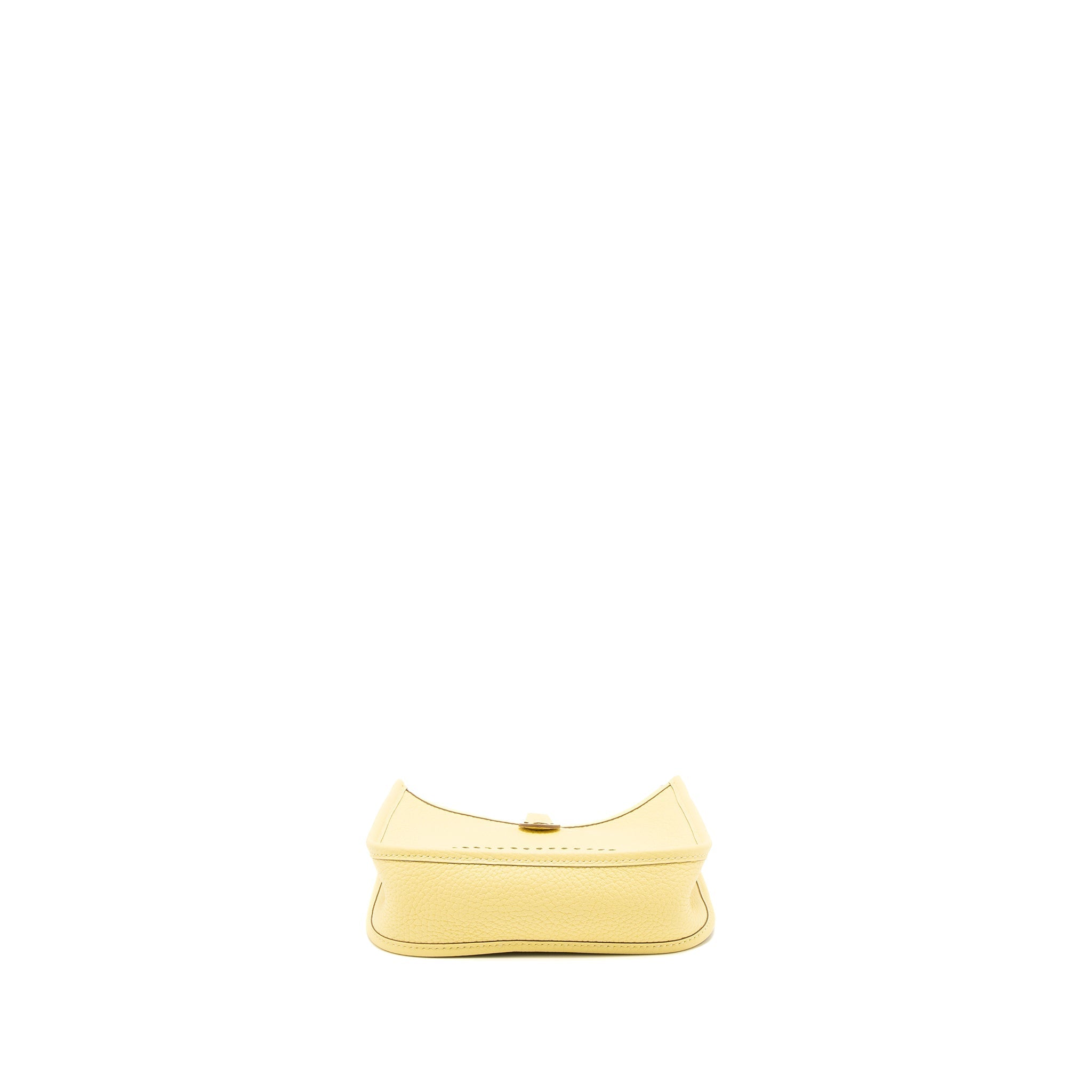 HERMES MINI EVELYNE CLEMENCE 1Z JAUNE POUSSIN SHW