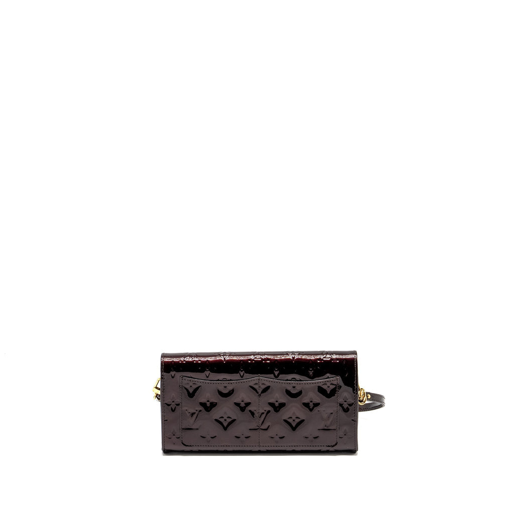 LOUIS VUITTON ROSSMORE MM MONOGRAM VERNIS AMARANTE GHW