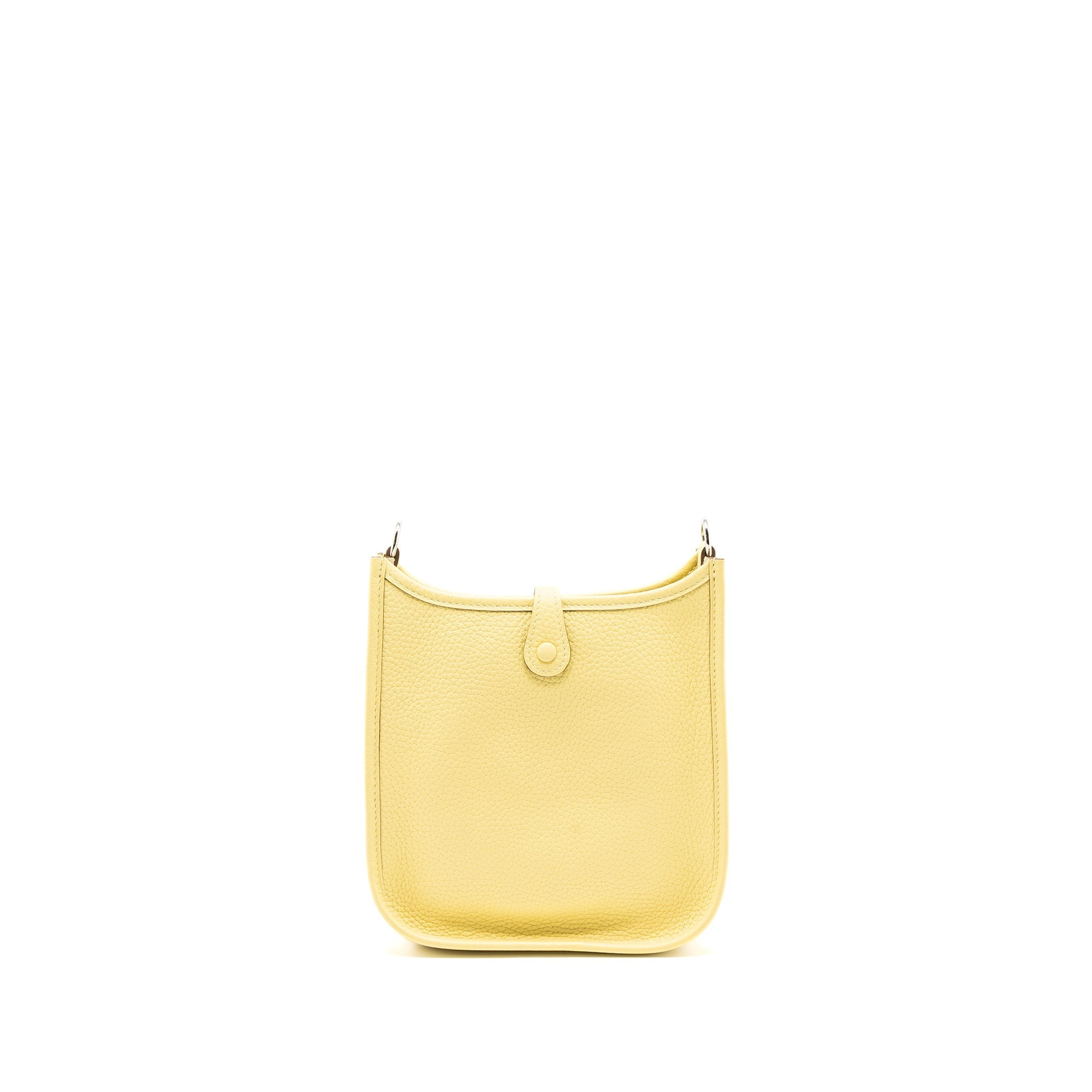 HERMES MINI EVELYNE CLEMENCE 1Z JAUNE POUSSIN SHW