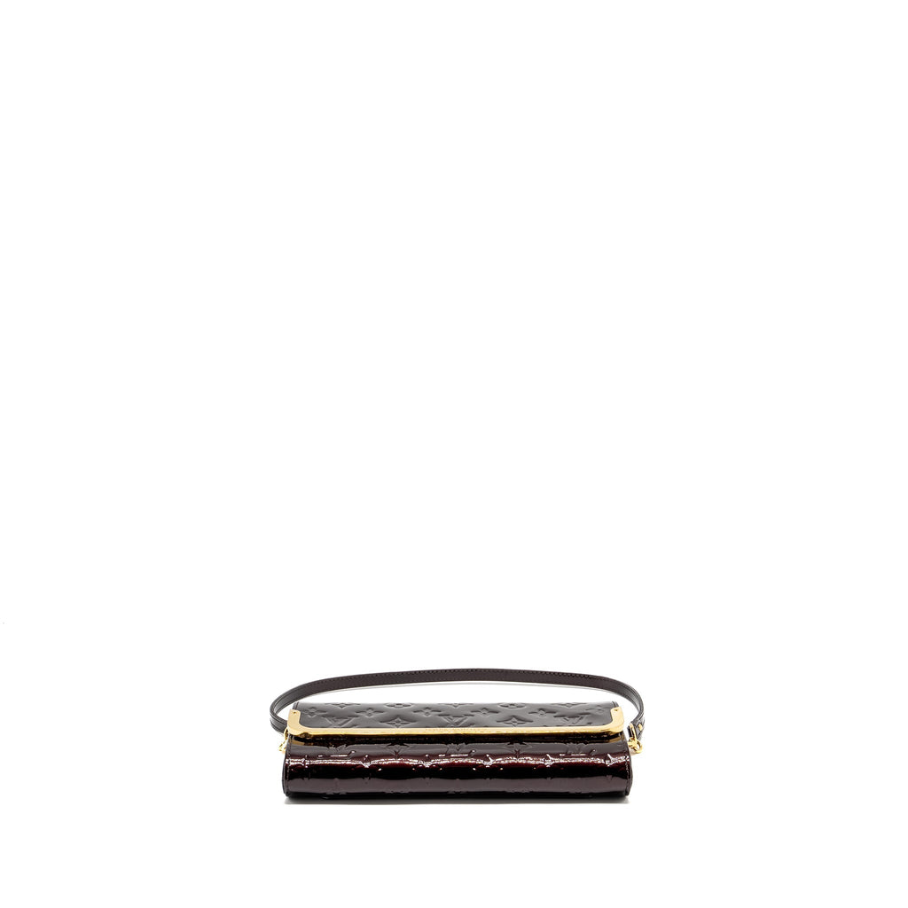 LOUIS VUITTON ROSSMORE MM MONOGRAM VERNIS AMARANTE GHW