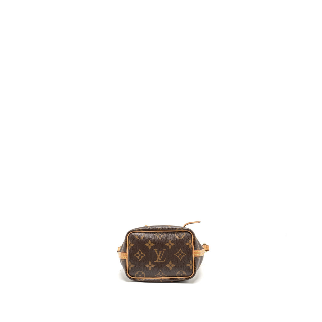 LOUIS VUITTON NANO NOE MONOGRAM CANVAS GHW