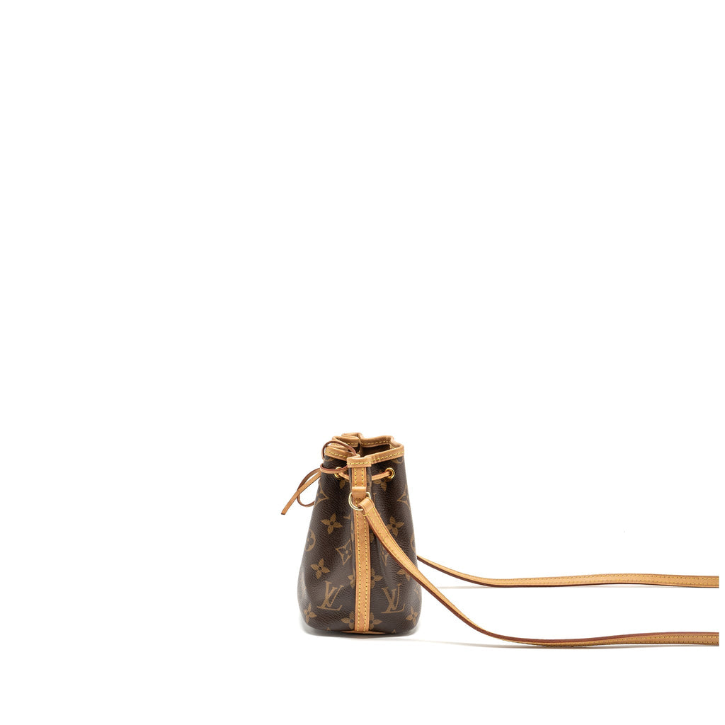 LOUIS VUITTON NANO NOE MONOGRAM CANVAS GHW