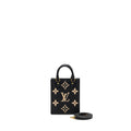 LOUIS VUITTON PETIT SAC PLAT MONOGRAM EMPREINTE CALFSKIN BLACK GHW (NEW VERSION)